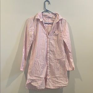 VICTORIA SECRET cotton sleepwear button down shirt